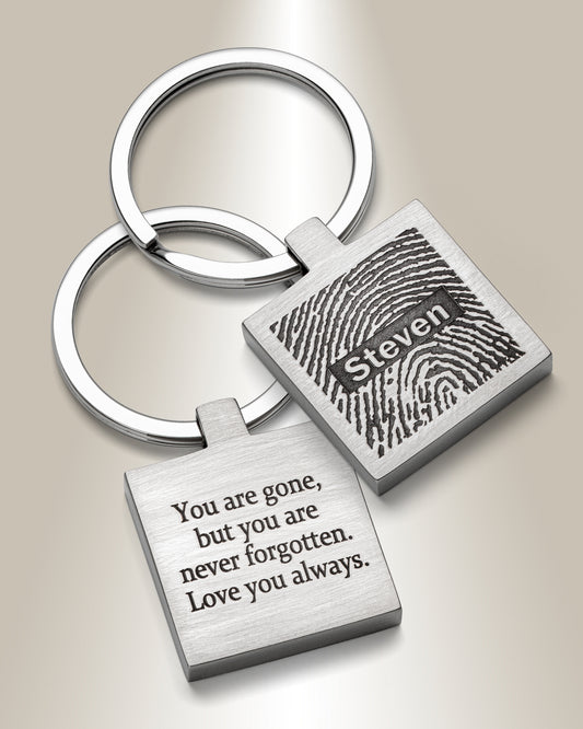 Fingerprint Accessory - Square Key chain